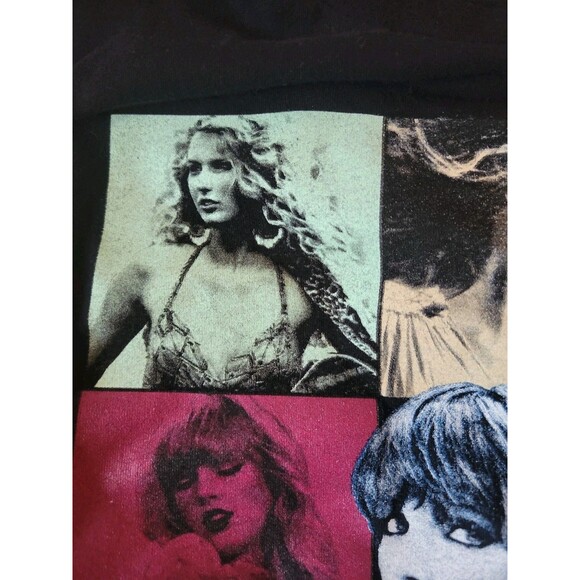 Taylor Swift The Eras Tour Tshirt Woman Large Tour Merch Photo Graphic Tee Black - Picture 5 of 9